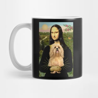 Mona Lisa's Golden Lhasa Apso Mug